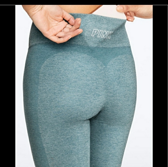 Victoria Secret Pink Teal Colored Workout Set - Picture 6 of 10